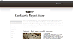 Desktop Screenshot of crokinoledepot.com